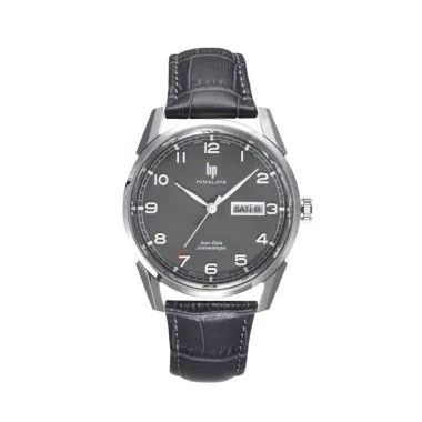 Face Montre LIP - Himalaya 40 mm - Automatique - Jours et Date - Cuir Gris