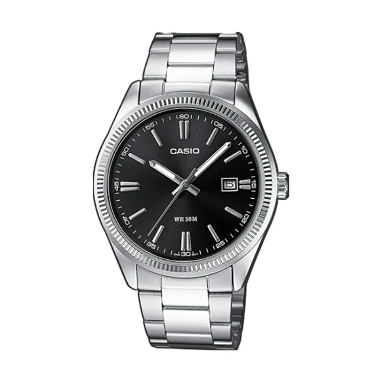 Montre Casio - Casio Collection - Cadran Laiton Noir - MTP-1302PD-1A1VEF