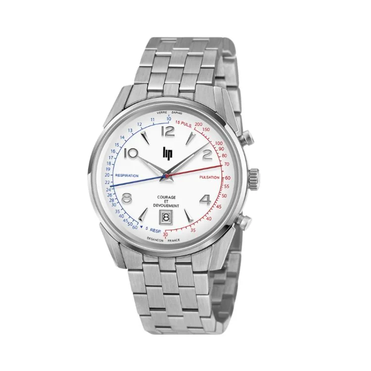 Montre LIP - Himalaya 40 mm - Courage - Acier