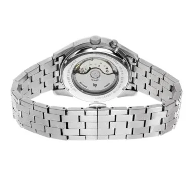 Dos Montre LIP - Himalaya 40mm - Automatique Calendrier - Acier Argent