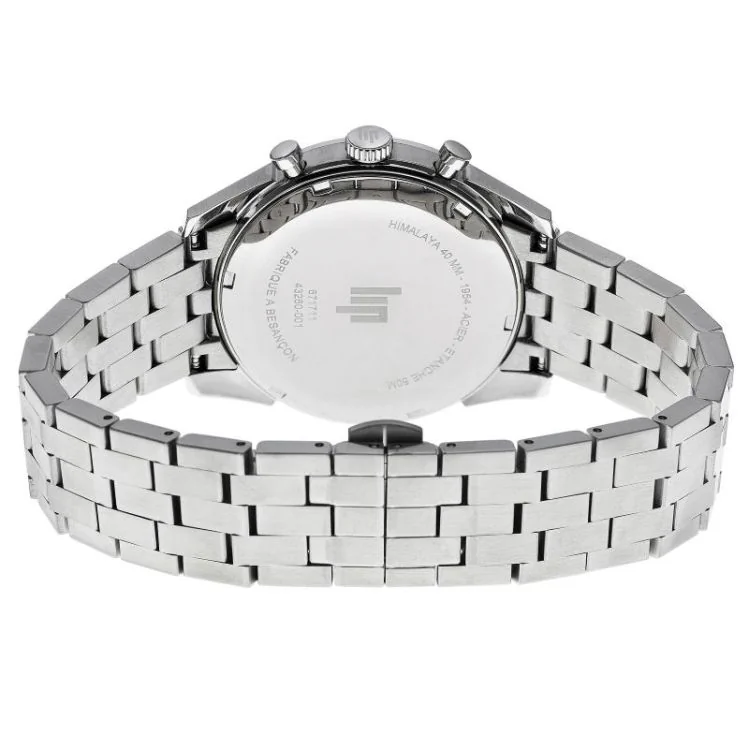 Dos Montre LIP - Himalaya 40 mm - Chronographe - Acier Cadran Vert