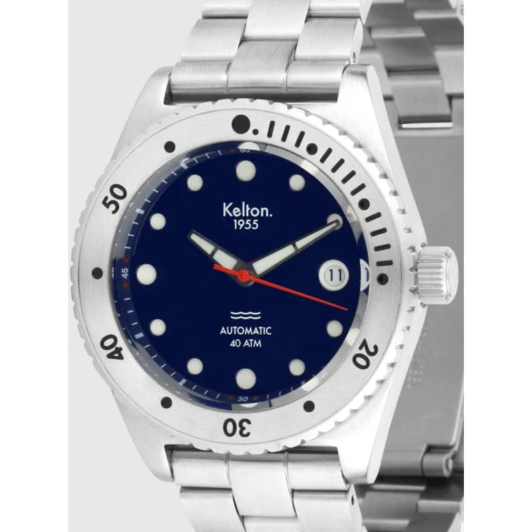 Cadran Montre Kelton - 1955 Série Limitée - 40 ATM - Acier