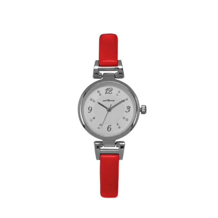 Montre Performer - Tendance - Femme - Cuir Rouge - 70716812