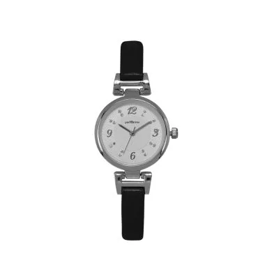 Montre Performer - Tendance - Femme - Cuir Noir Cadran Argent - 70716832