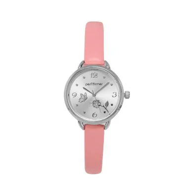 Montre Performer - Motif Papillon - Femme - Cuir Rose - 70716912
