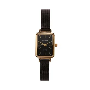 Montre Performer - Cadran Rectangle - Femme - Maille Milanaise Noir - 70827632