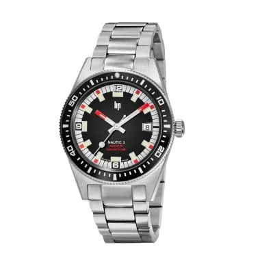 Montre LIP - Nautic 3 - Automatique 39mm - Acier