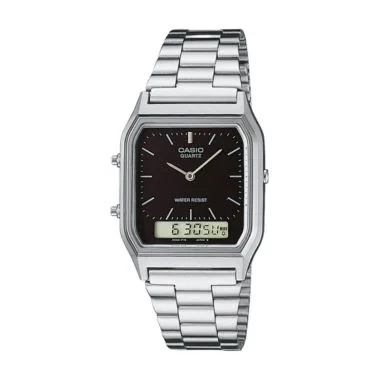 Montre Casio - Vintage Collection - Noire et Argent - AQ-230A-1DMQYES