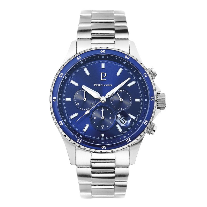 Montre discount cadran bleu