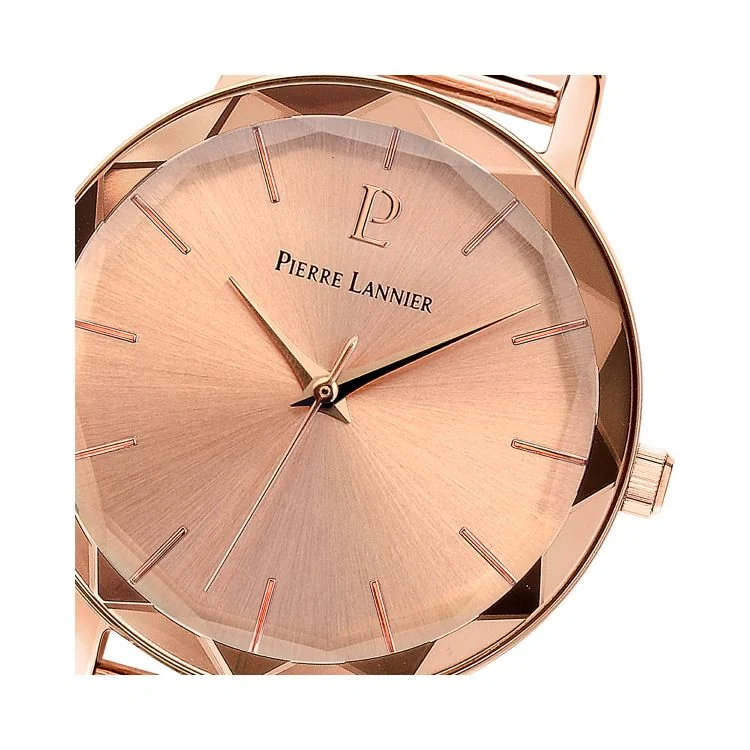 Cadran Montre Pierre Lannier - Multiples - Tendance - Maille Milanaise Rose
