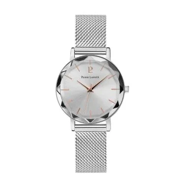 Montre Pierre Lannier - Multiples - Tendance - Maille Milanaise Argent