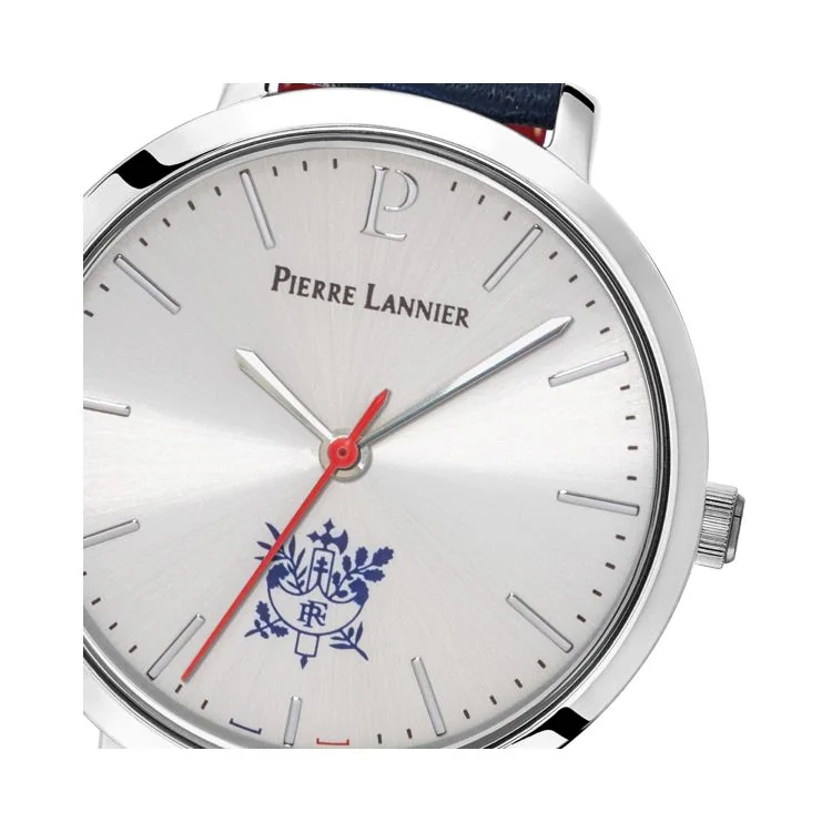 Cadran Montre Pierre Lannier - Elysée - Femme - Cuir Bleu