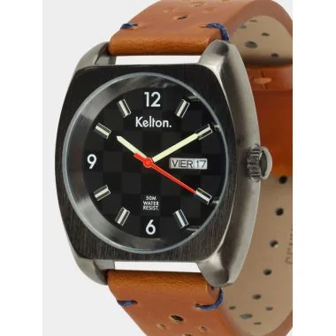 Cadran Montre Kelton - RC22 Damier - Brown