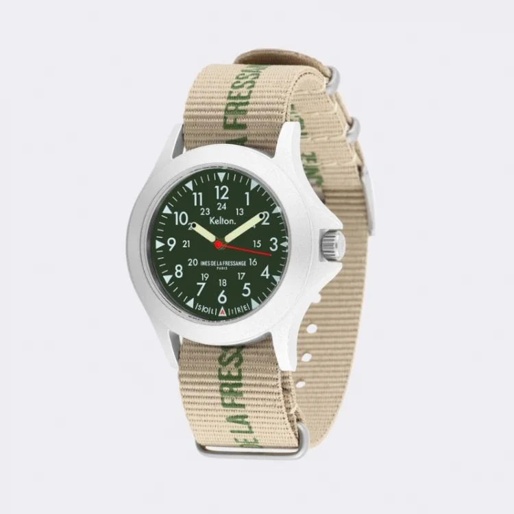 Profil Montre Kelton x Ines de la Fressange Paris - Solaire - Field Sand