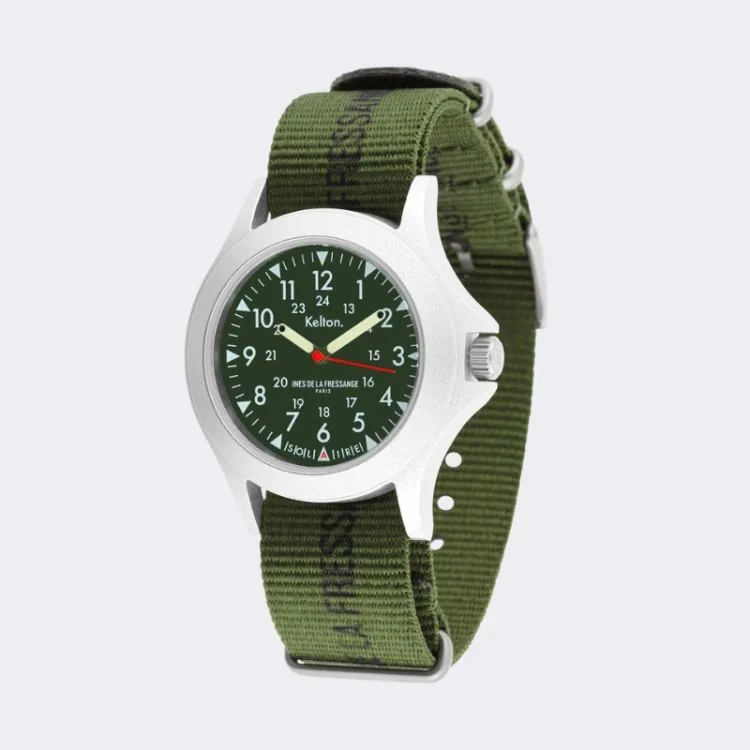 Profil Montre Kelton x Ines de la Fressange Paris - Solaire - Field Kaki