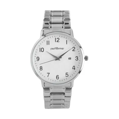 Montre Performer - Mixte - Métal Argenté Cadran Blanc - 70312712