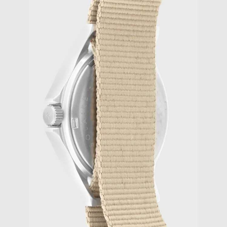 Dos Montre Kelton - Solaire Soleil - Cadran Vert Bracelet Beige