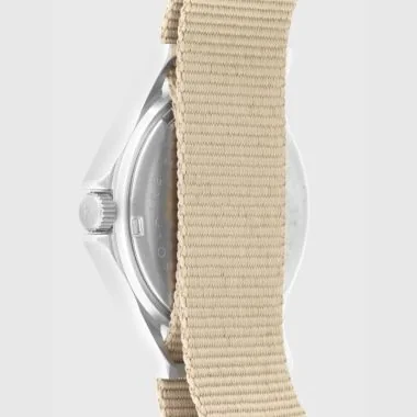 Dos Montre Kelton - Solaire Soleil - Cadran Vert Bracelet Beige