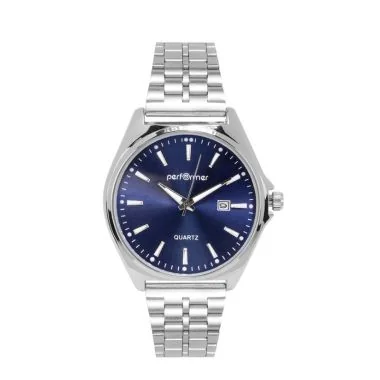 Montre Performer - Classique - Bracelet Argent - Cadran Bleu