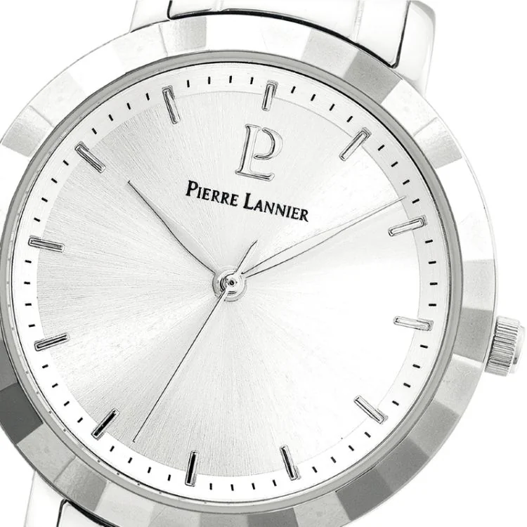 Cadran Montre Pierre Lannier - Galiera - Acier Argenté