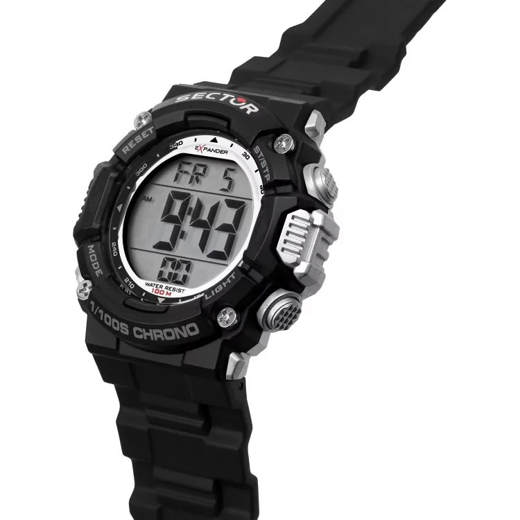Profil Montre Sector - Ex-32 - Silicone Noir - R3251544001