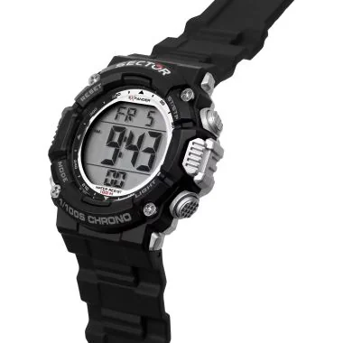 Profil Montre Sector - Ex-32 - Silicone Noir - R3251544001