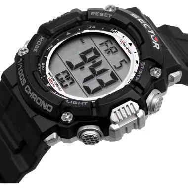 Cadran Montre Sector - Ex-32 - Silicone Noir - R3251544001