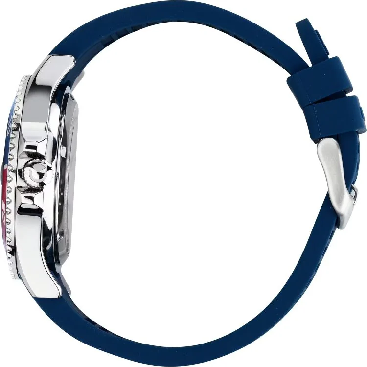 Coté 2 Coffret de Montre Sector - 230 - Automatique Dateur - Bleu et Rouge - R3223161018
