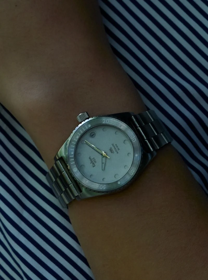 ANCIEN BOITIER VIDE MONTRE DE PLONGÉE ENFANT AVEC BAGUE