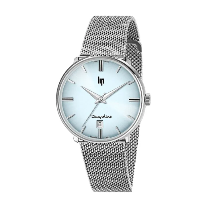 Montre LIP - Dauphine 38 mm - Cadran Bleu