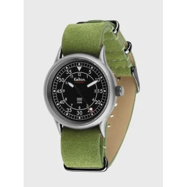 Profil Vert Coffret de Montre - Kelton - Vietnam 2 - Bracelet Noir et Vert