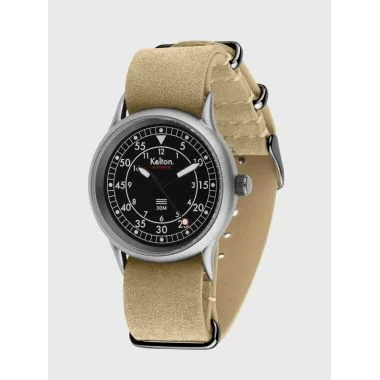 Profil Beige Coffret de Montre - Kelton - Vietnam 2 - Bracelet Sable et Vert