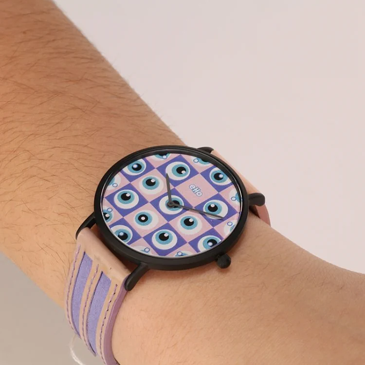 Montre eHo - Ecoresponsable - La Vue Rose - Portée