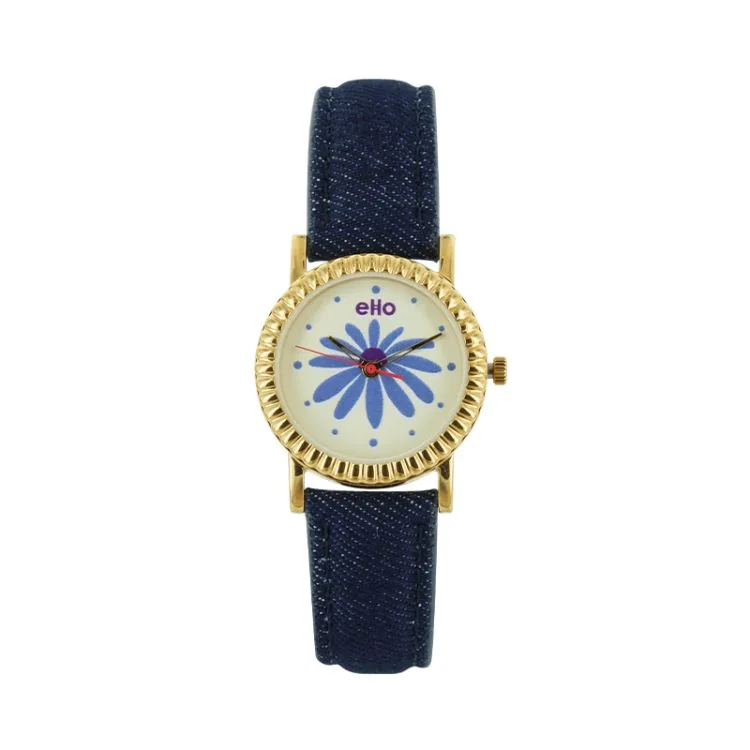 Montre eHo - Ecoresponsable - Bleu Marguerite