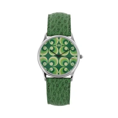 eHo - Montre eHo - Ecoresponsable -   Montre Verte Flower