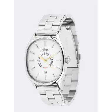 Profil Montre Kelton x Ines de la Fressange Paris - Grande Colorama - Silver