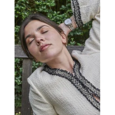 Portée 2 Montre Kelton x Ines de la Fressange Paris - Grande Colorama - Silver