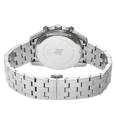 Dos Montre LIP - Himalaya 40 mm - Chronographe - Acier Cadran Noir