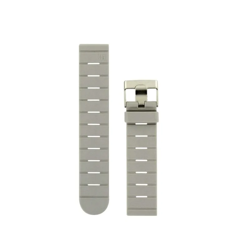 LIP - Bracelet de Montre LIP - Caoutchouc gris - 20 mm