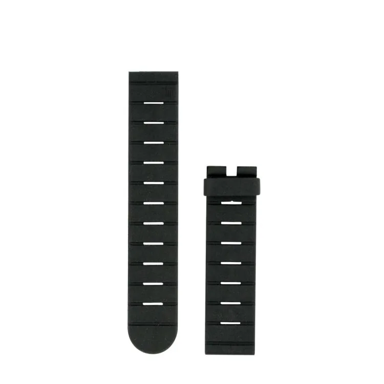 LIP - Bracelet de Montre LIP - Caoutchouc noir - 20 mm
