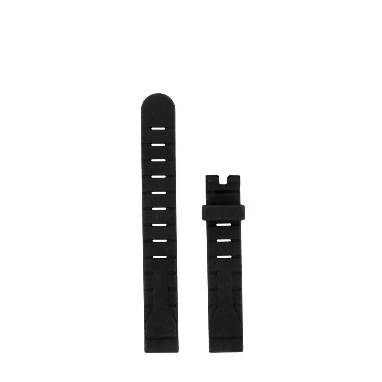 LIP - Bracelet de Montre LIP - Caoutchouc noir - 14 mm
