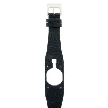 Bracelet de Montre LIP - Fridge - Cuir Noir - 26 mm