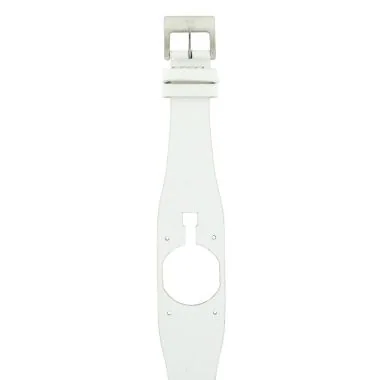 Bracelet de Montre LIP - Fridge - Cuir Blanc - 26 mm