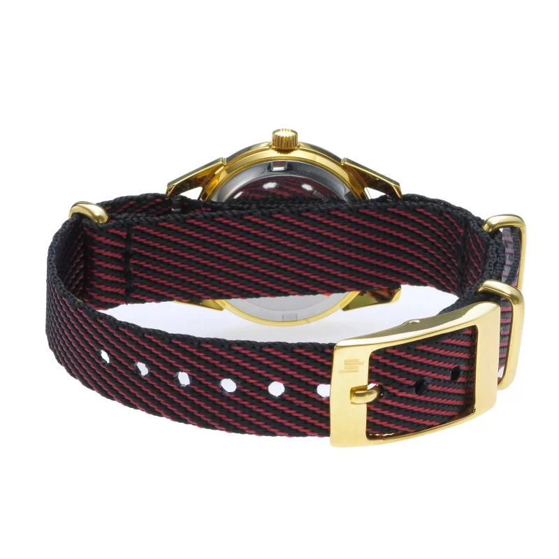 Dos Montre LIP - Minilip - Nylon Noir et Rouge