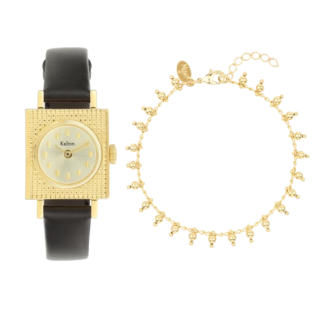 Coffret de Noël - Montre Kelton Lady 50 Or x Bracelet Gipsy Or