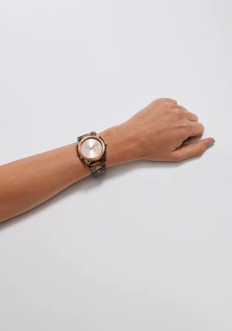 Mood Montre Nixon - Time Teller Acetate - Crème