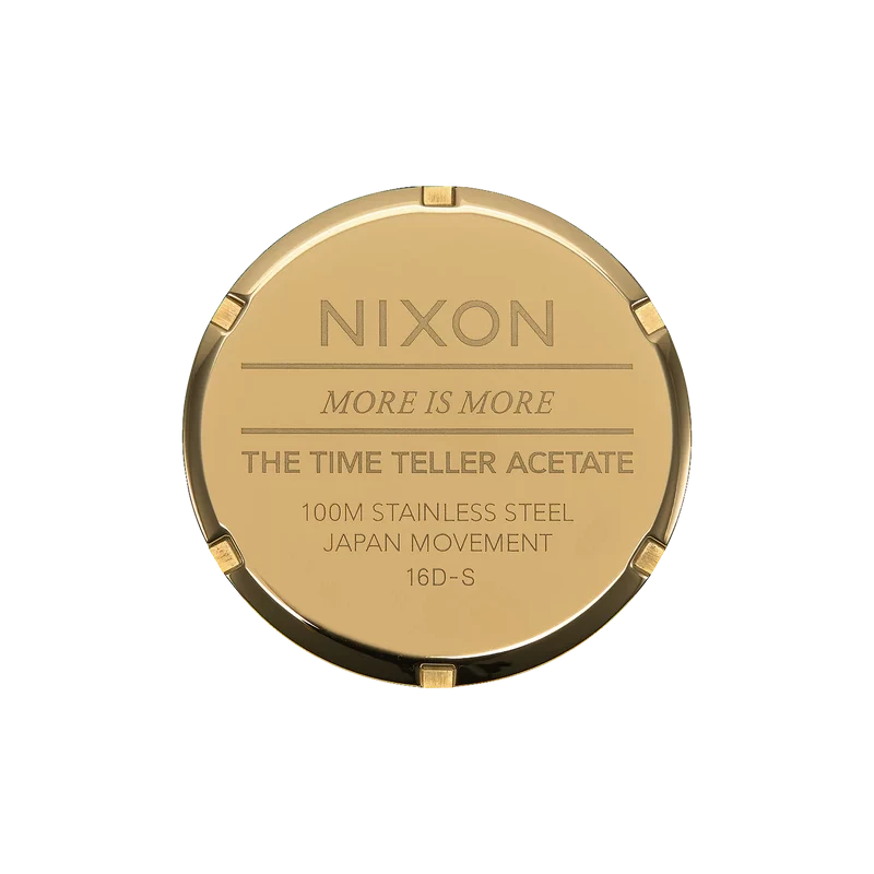 Boitier Montre Nixon - Time Teller Acetate - Crème