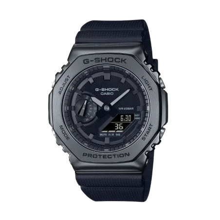 Montre Casio - G-shock - Série 2100 - Anadigitale Noire et Argent - GM-2100BB-1ART