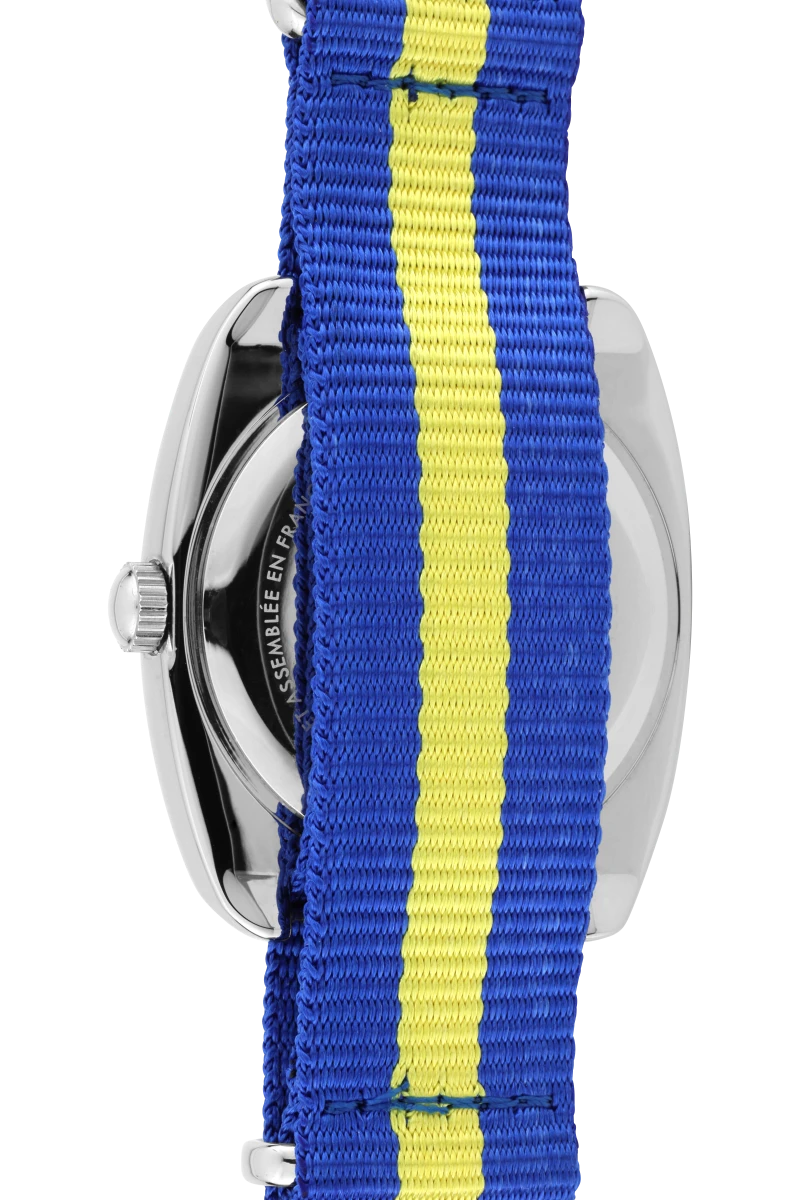 Dos Montre Kelton - RC2 - Nato Bleu et Jaune