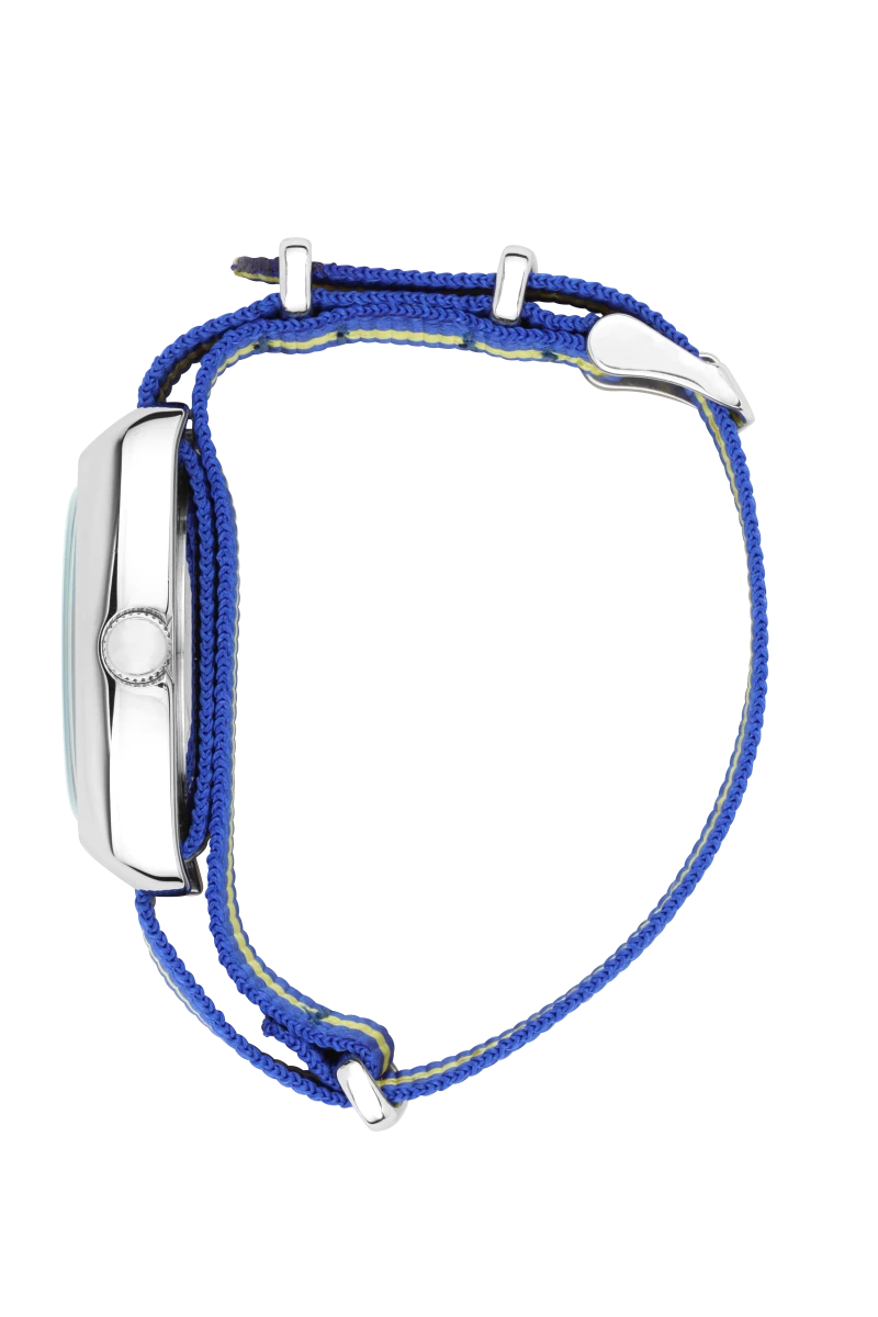 Coté Montre Kelton - RC2 - Nato Bleu et Jaune